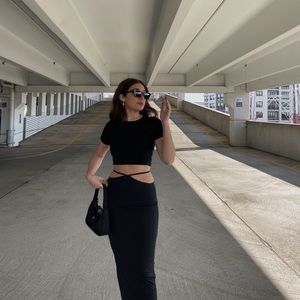 Glassons Wrap Tie Maxi Skirt